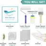 WVH Bathtub Refinishing Kit #1, Eco, Odorless and Toxin-Free (White, 1kg)